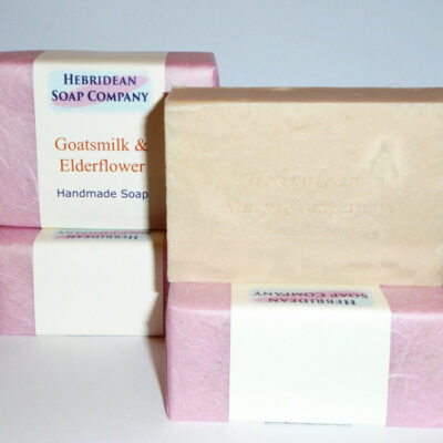 Goat's milk and elderflower soap bar