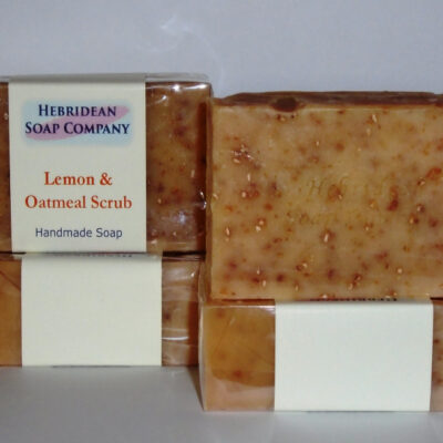 Lemon and Oatmeal Scrub soap bar