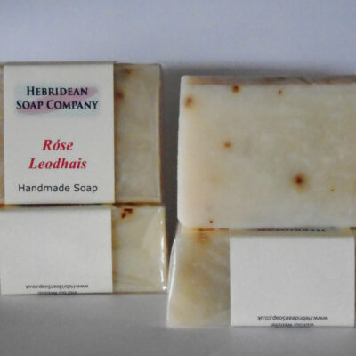 Rose Leodhais soap bar