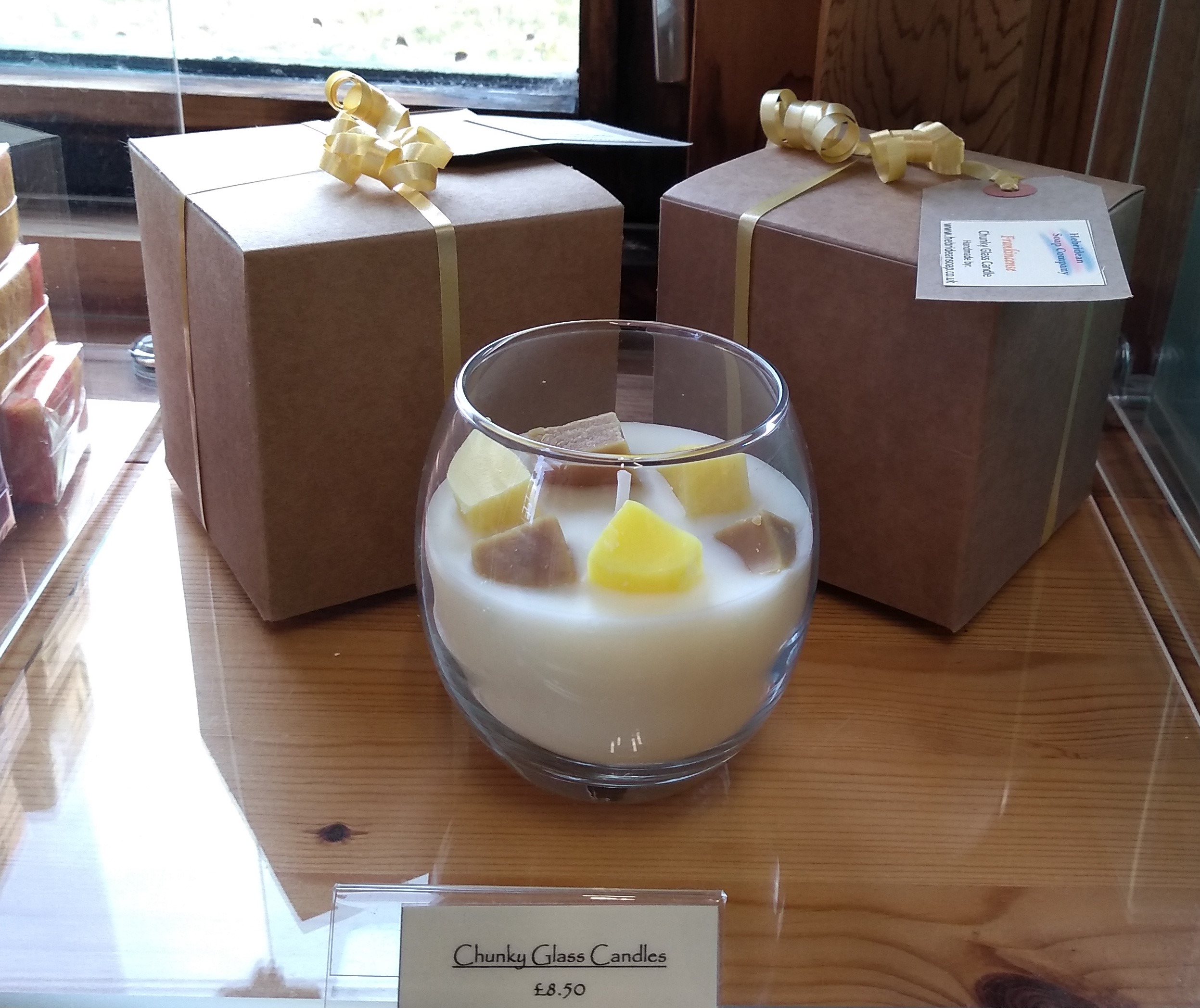 Glass Chunky Candle - Image 2
