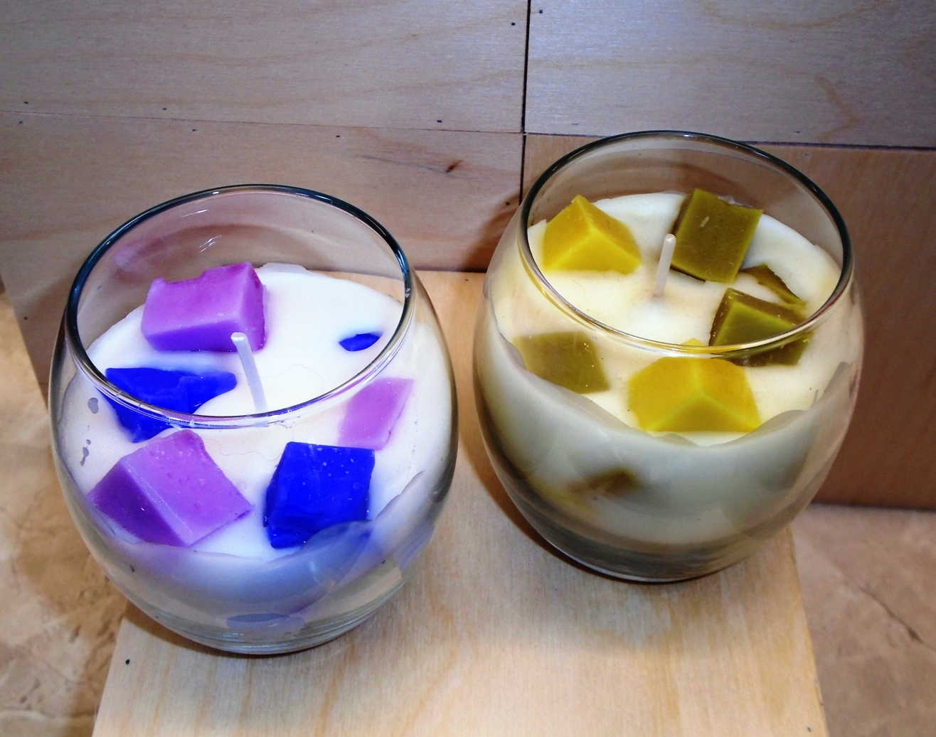 Glass Chunky Candle - Image 5