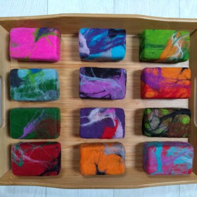 *new* Merino wool- Felted soap bars  (2026)